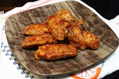 canh ga sot mat ong